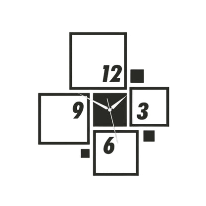 QuadraTime – Geometric Wall Clock