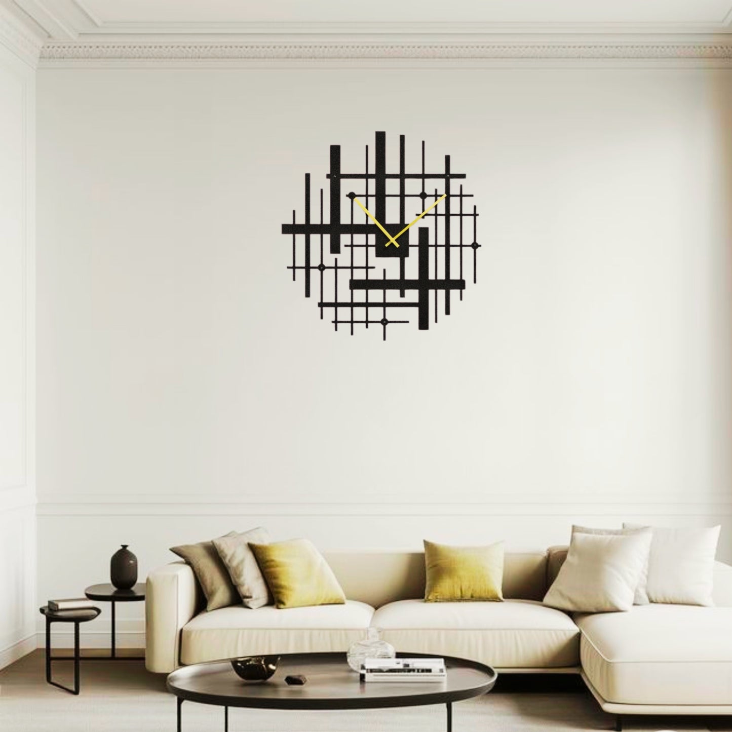 Structura X – Abstract Wall Clock
