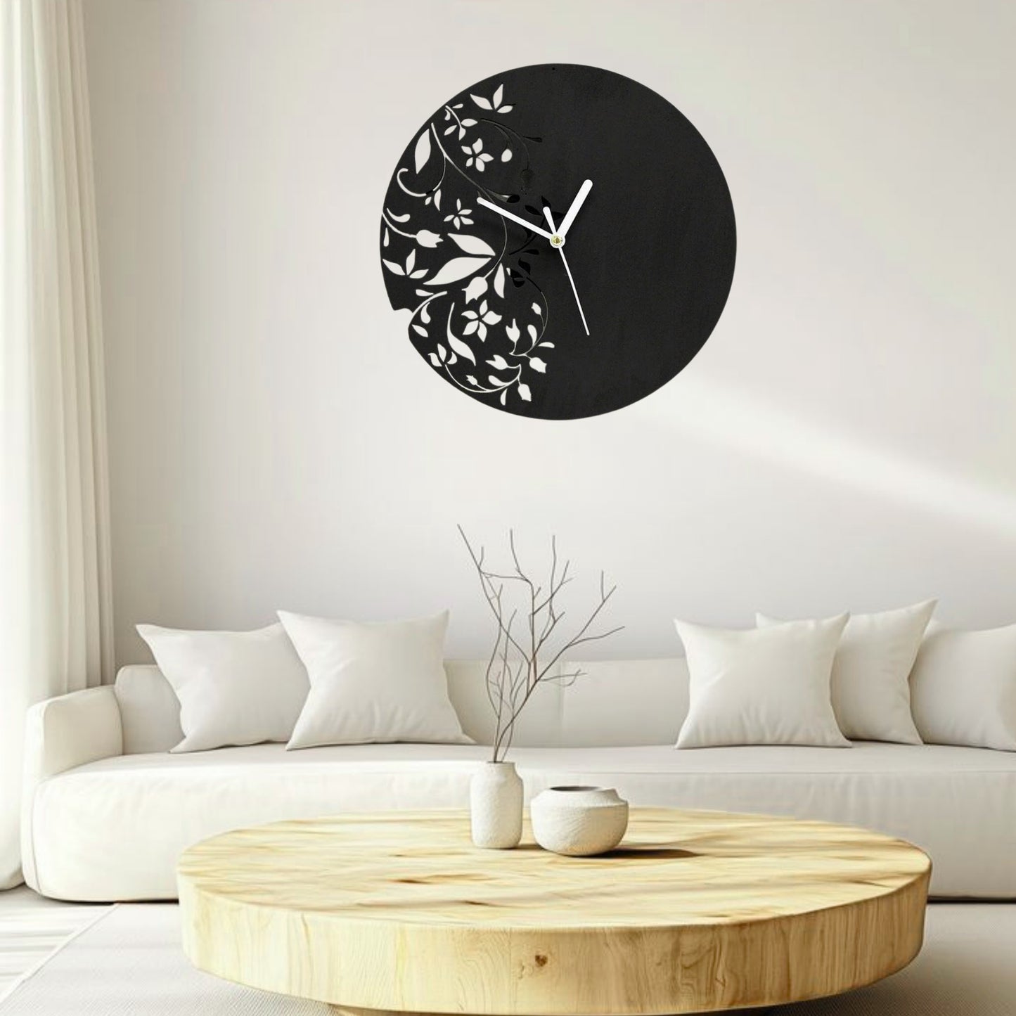 ChronoLeaf – Modern Cutout Wall Clock