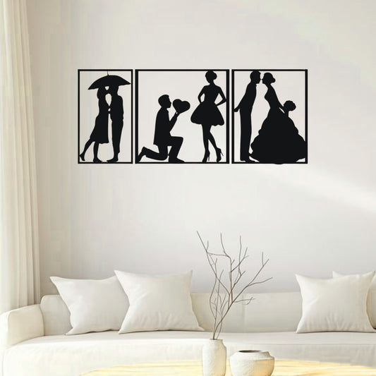 Forever Story Wall Art (3 Panel Set)