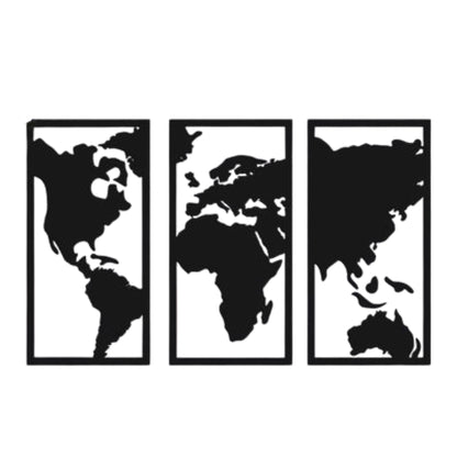 TriVista World Wall Art (3 Panel Set)